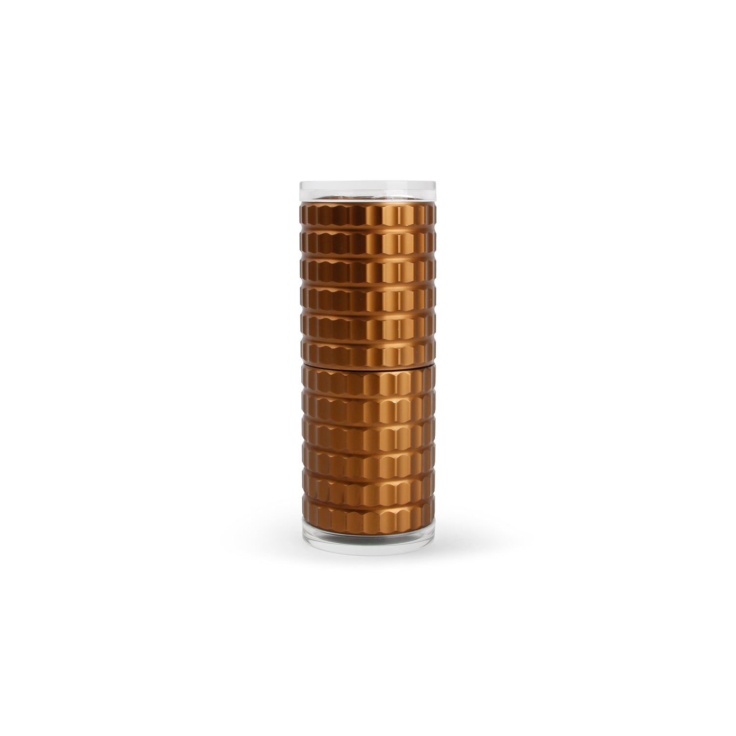 S|P Collection - Peper/zoutmolen H12,5cm geribbeld rosé goud Savor