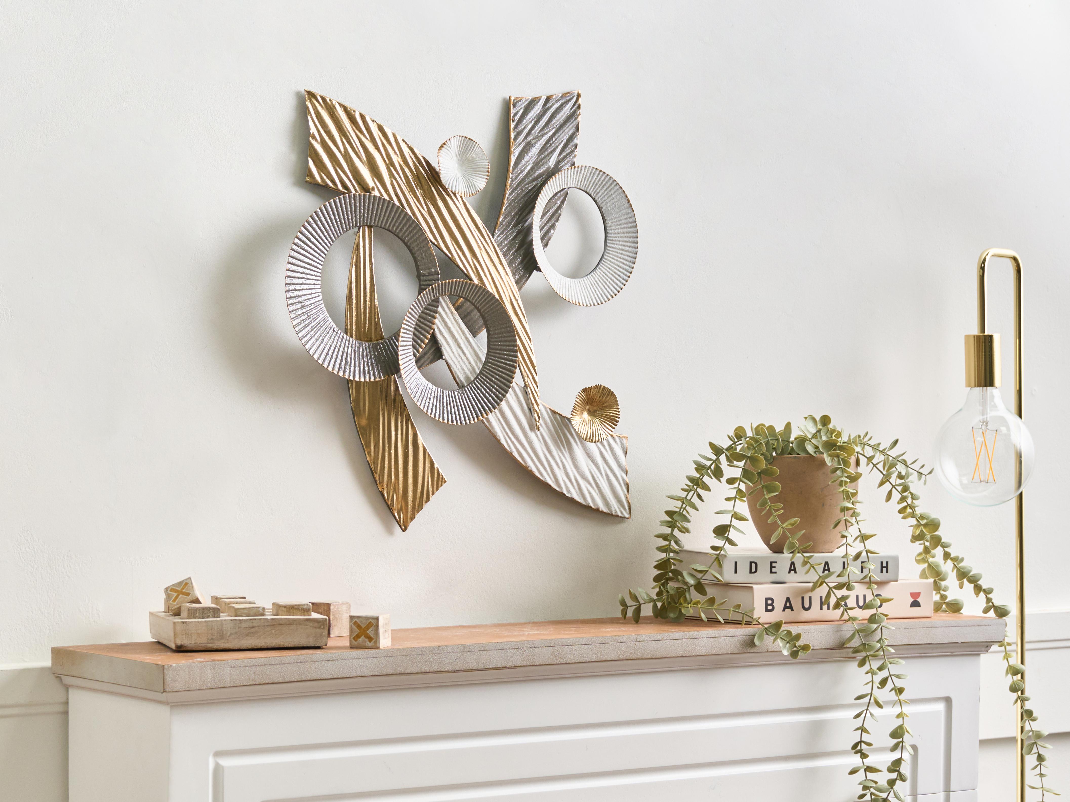 Wall Decor FENIT Metal 54 cm Gold