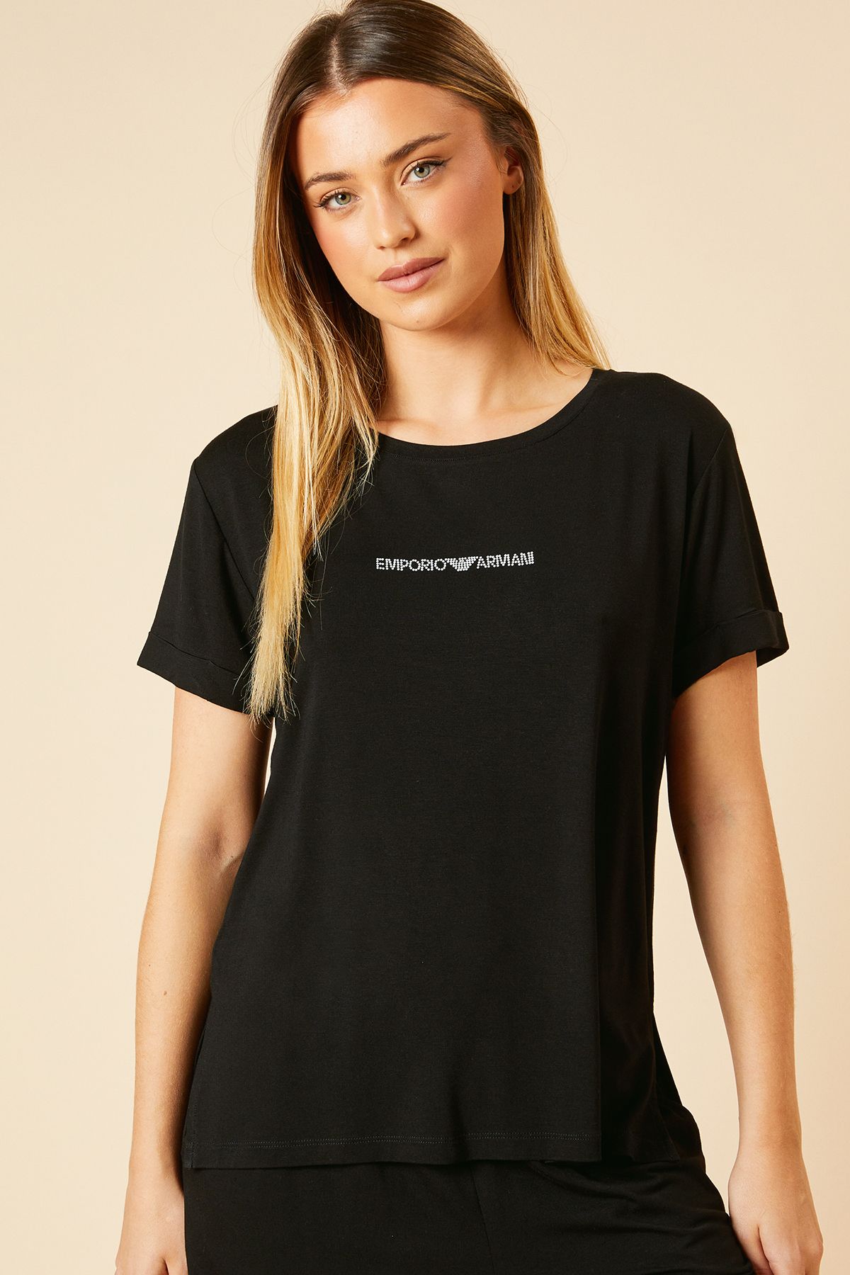 Emporio Armani Ea S/Sleeve Crew Neck T-Shirt Black