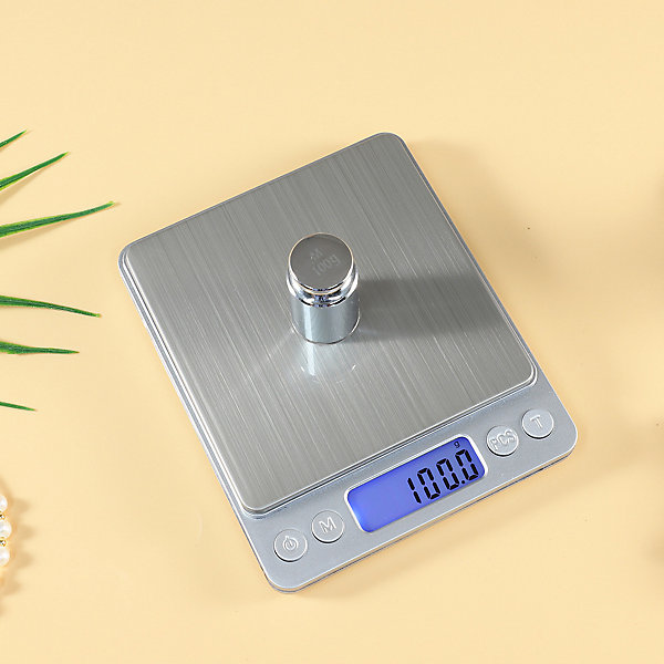 BASHLWUA Balance de cuisine numérique, 500g/0.01g, mini balance de cuisine électrique, balance numérique étanche, rechargeable par
