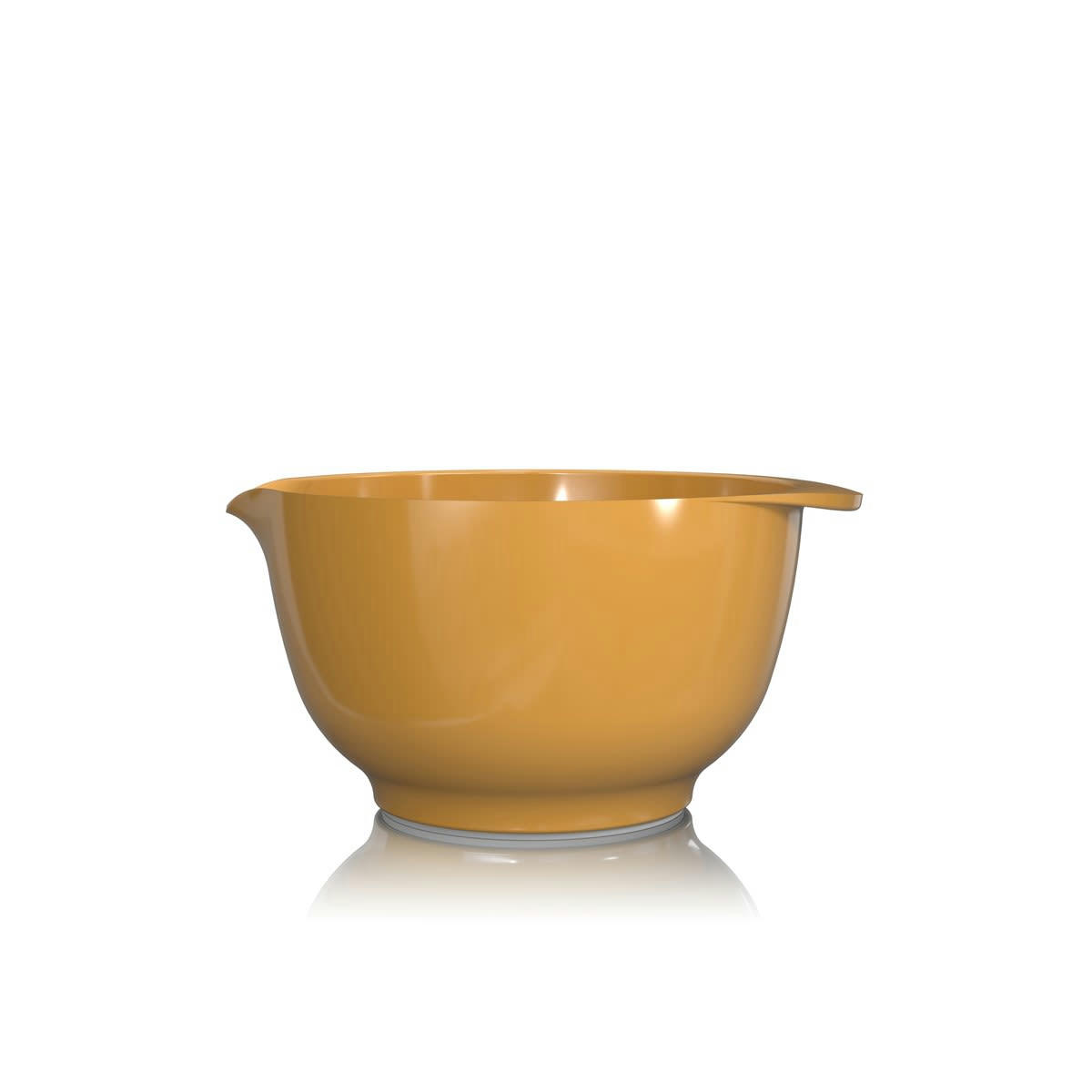 MARGRETHE - Saladier en plastique moutarde