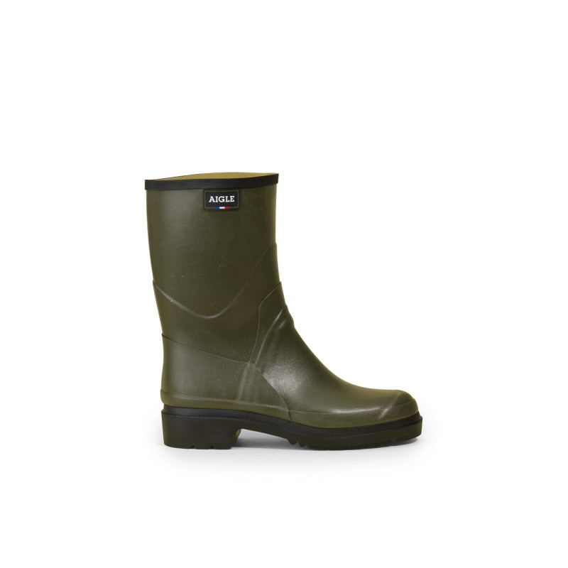 Paire de bottes Bison en caoutchouc kaki 45 AIGLE