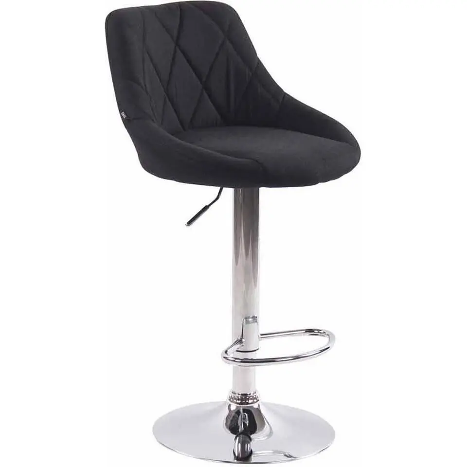 Ocazi Barkruk Kopenhagen �?Zwart �?Fluweel