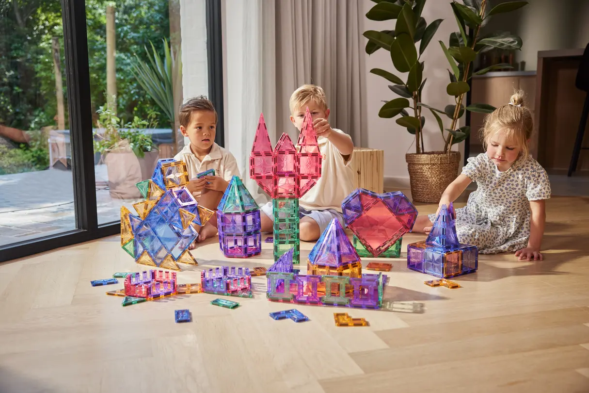 Bausatz 210-teilig Magnetic Tiles