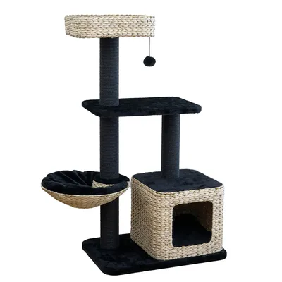 Karlie Water Hyacinth Scratching Post Sombra M