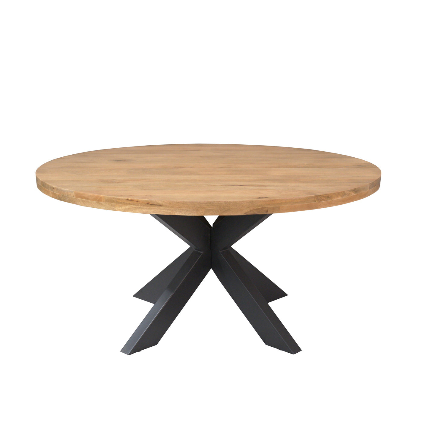 Starfurn Eettafel Dakota - Rond Naturel Hout - Ø150x76cm
