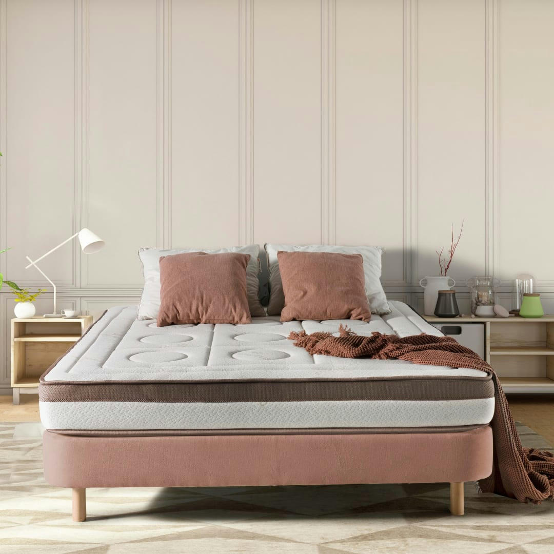 TOSCANADELUXE - Matelas mousse à mémoire de forme 21 cm120X190