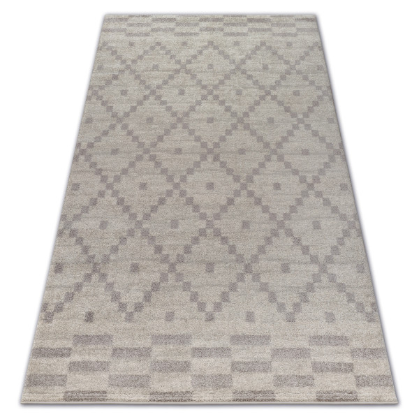 Dywan SOFT 8047 RUTA BOHO krem / jasny brąz 120x170 cm