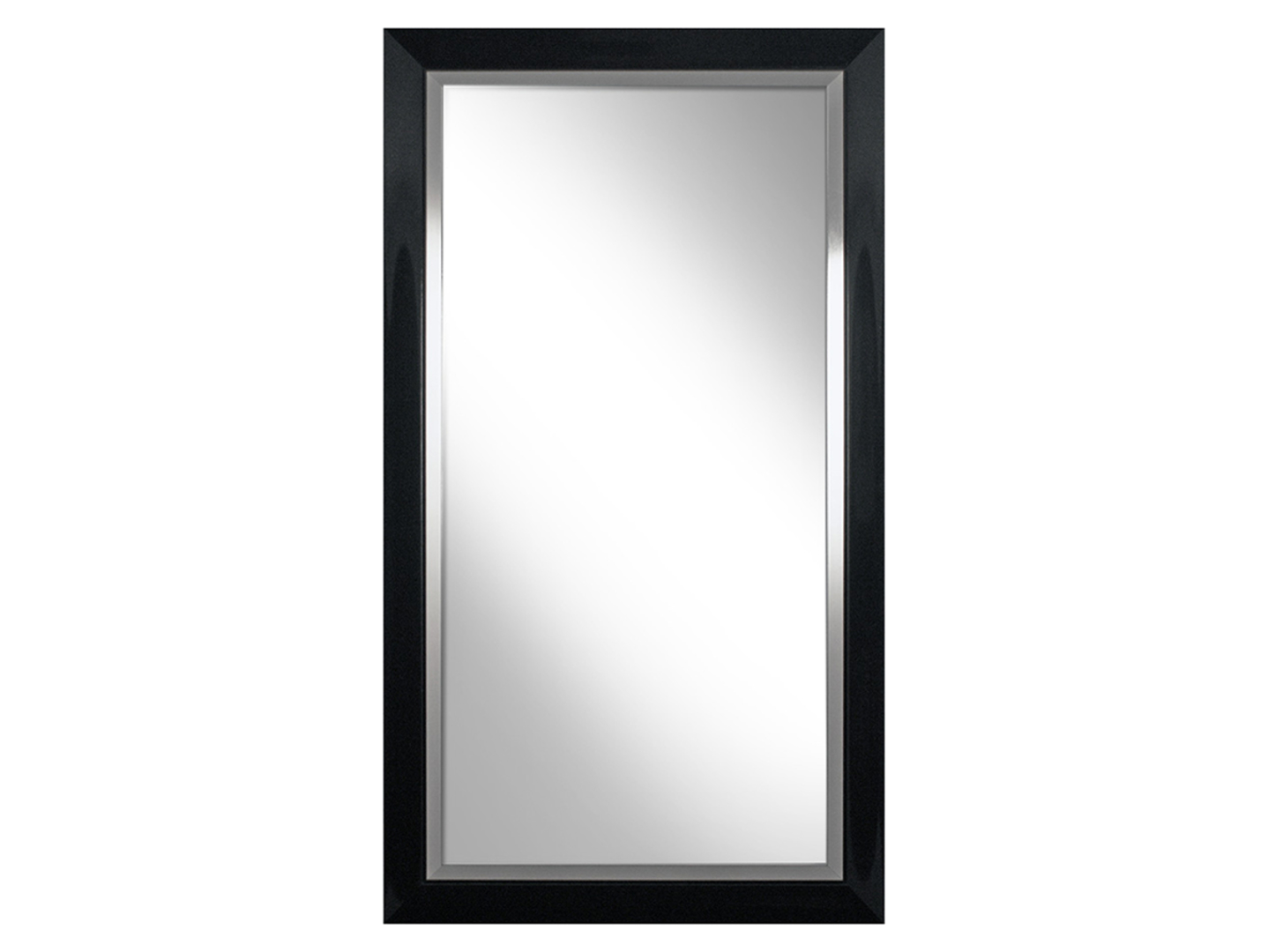 Lustro ścienne 54x144 cm czarne