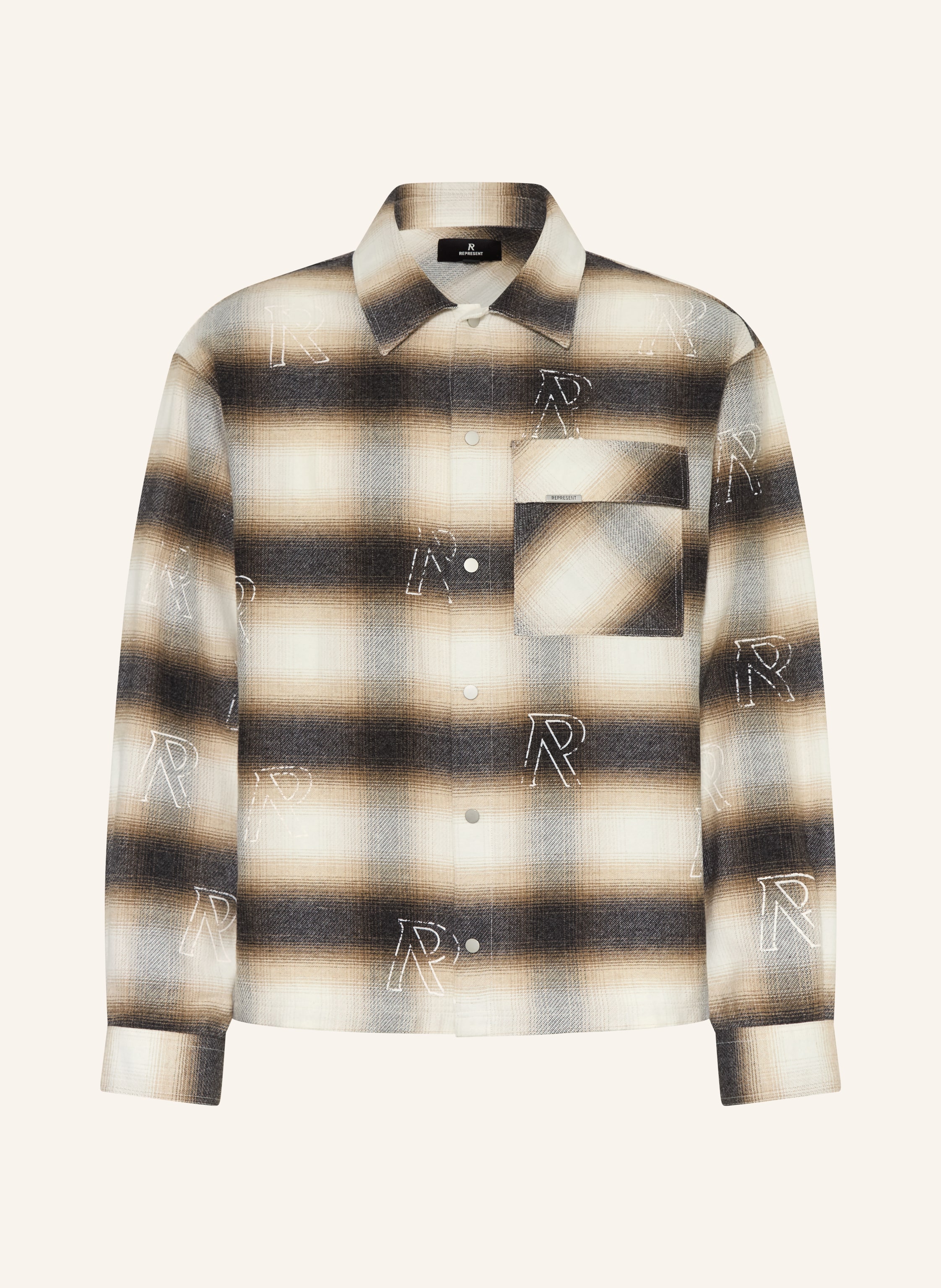 REPRESENT Flanellhemd Comfort Fit