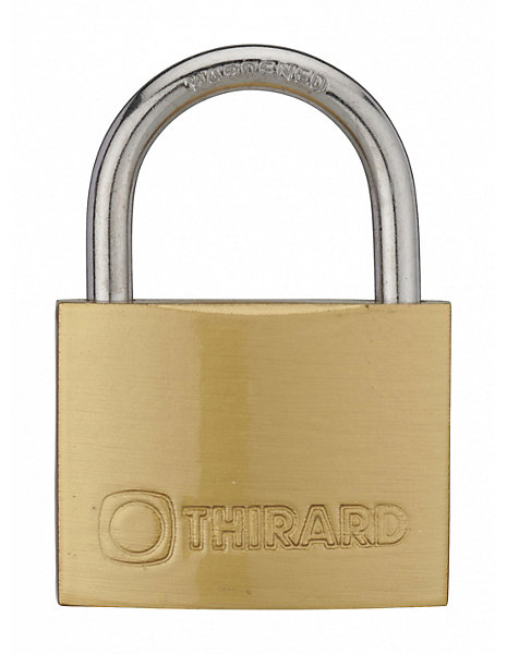 Cadenas à clé Type 1 UNIKEY (achetez-en plusieurs, ouvrez avec la même clé), 45mm, 2 clés - THIRARD