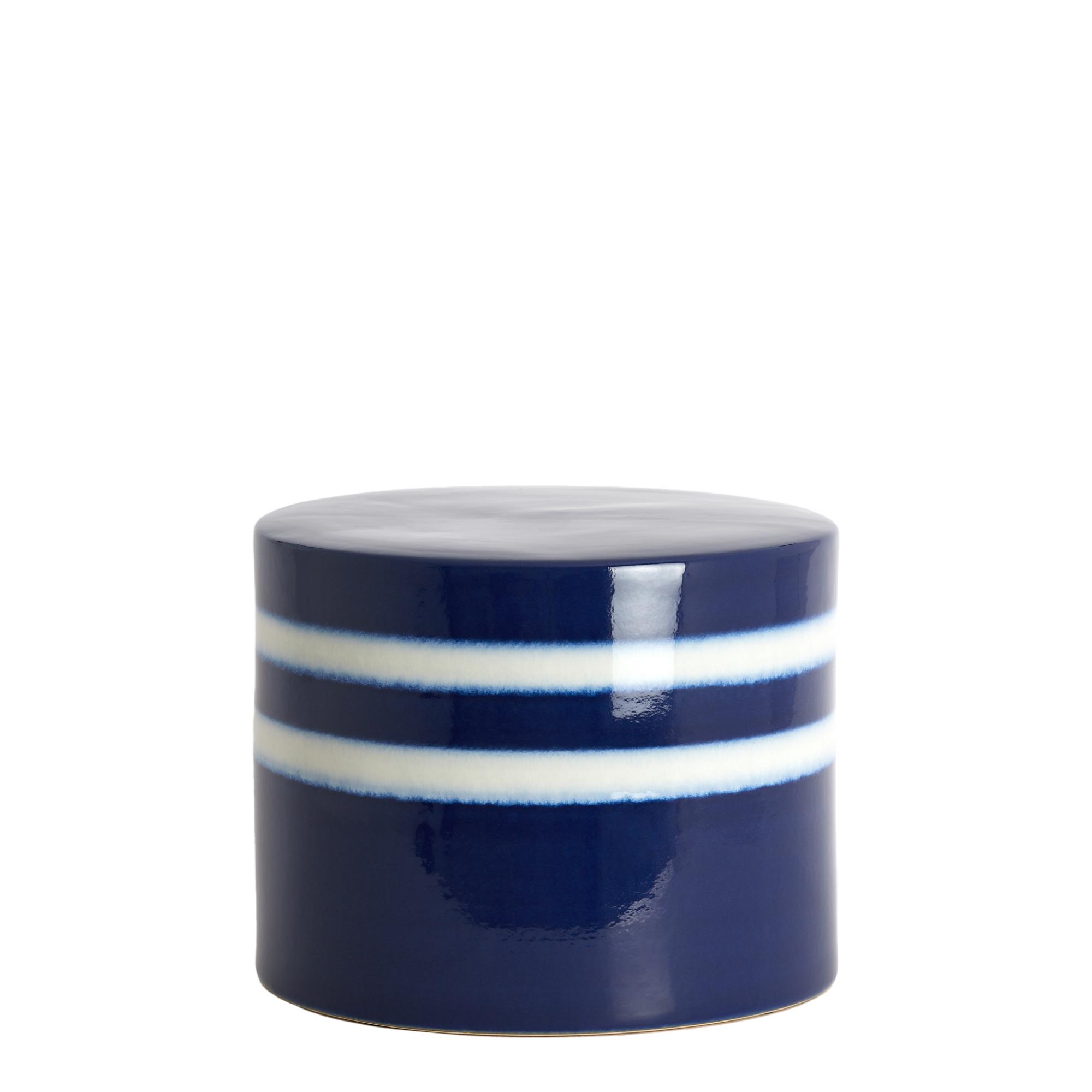 Light & Living bijzettafel Mooca - blauw - Ø42cm