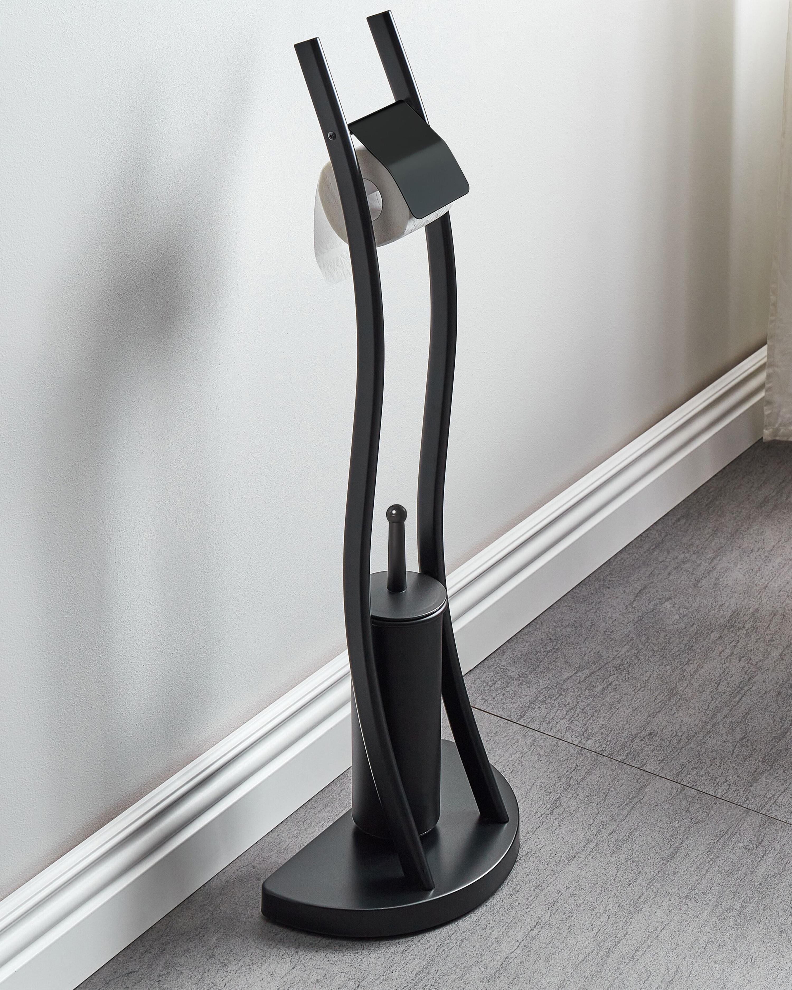 Toilet Roll and Brush Holder SOACHA Metal Black
