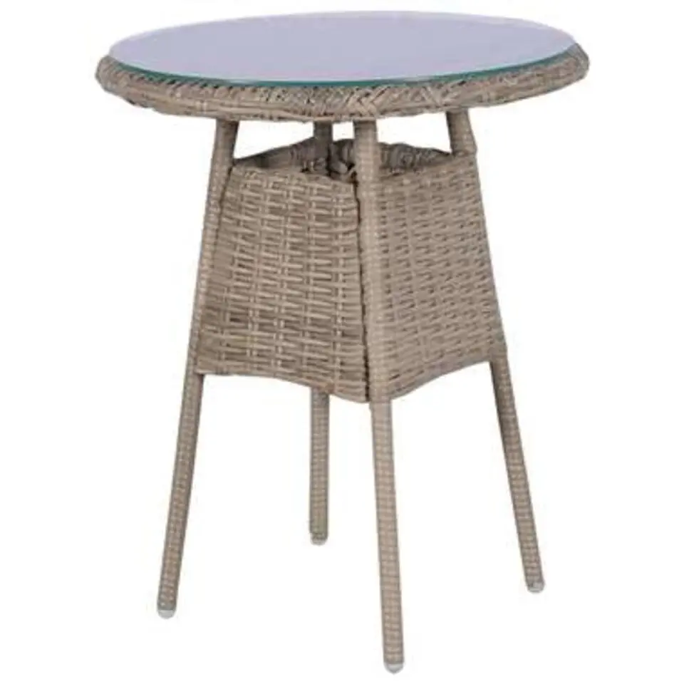 vidaXL - Tuinset - Bruin - Poly rattan