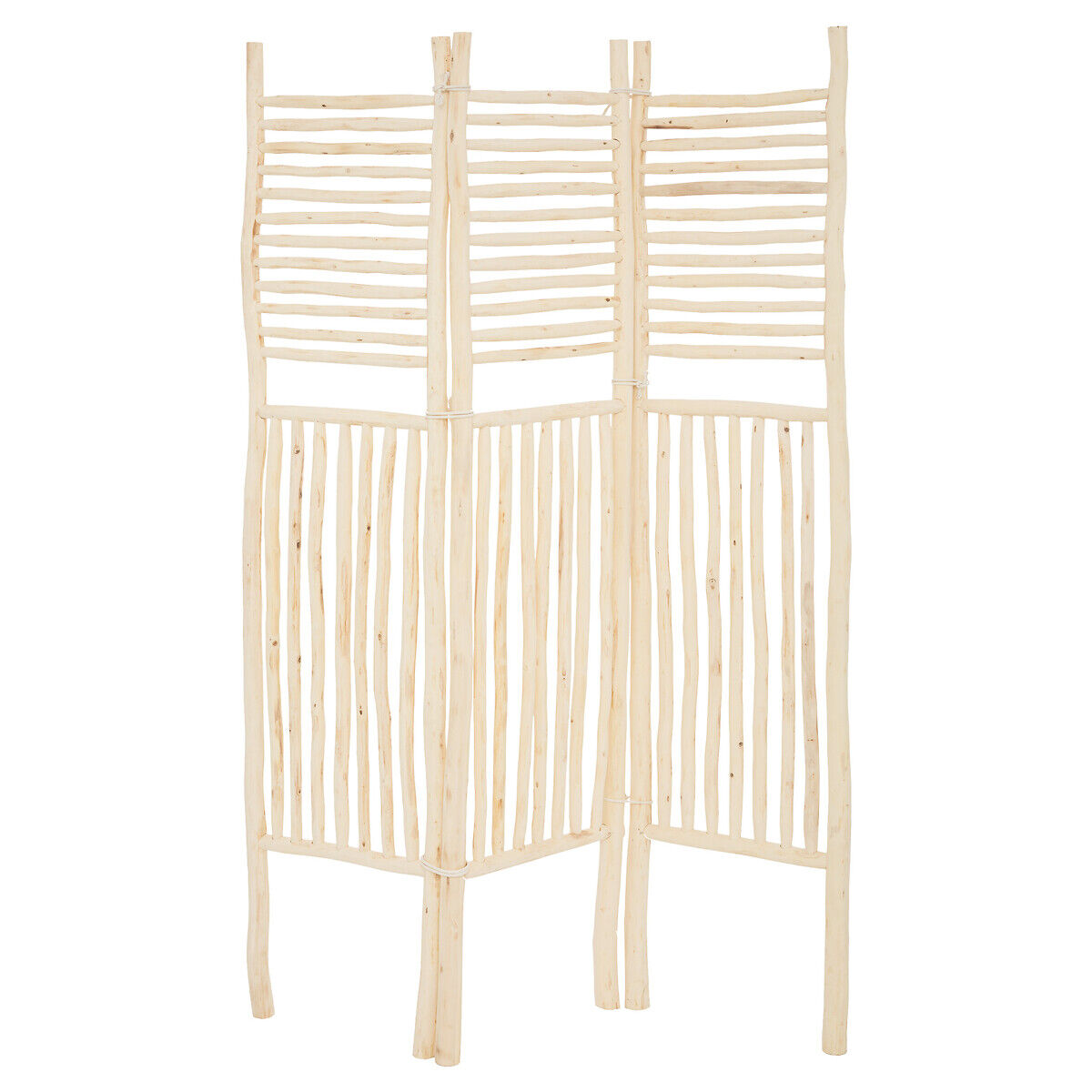 Biombo SEA VIEW bege em madeira de álamo