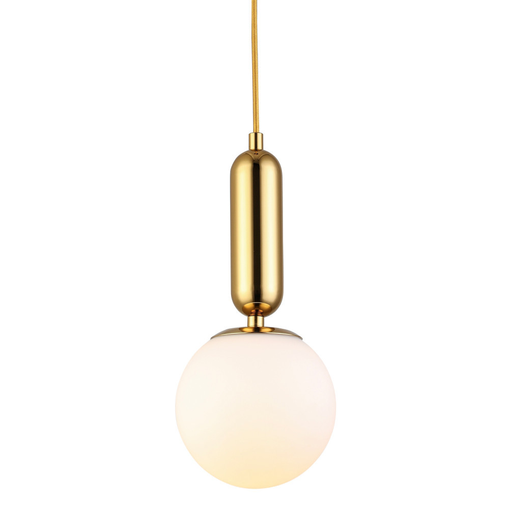Lampa wisząca UNO złota połysk 20 cm