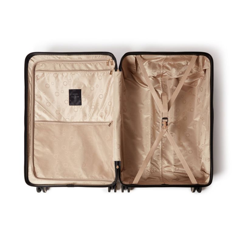 Ted Baker Midnight Bloom Large 4 Wheel Floral Travel Suitcase 122L
