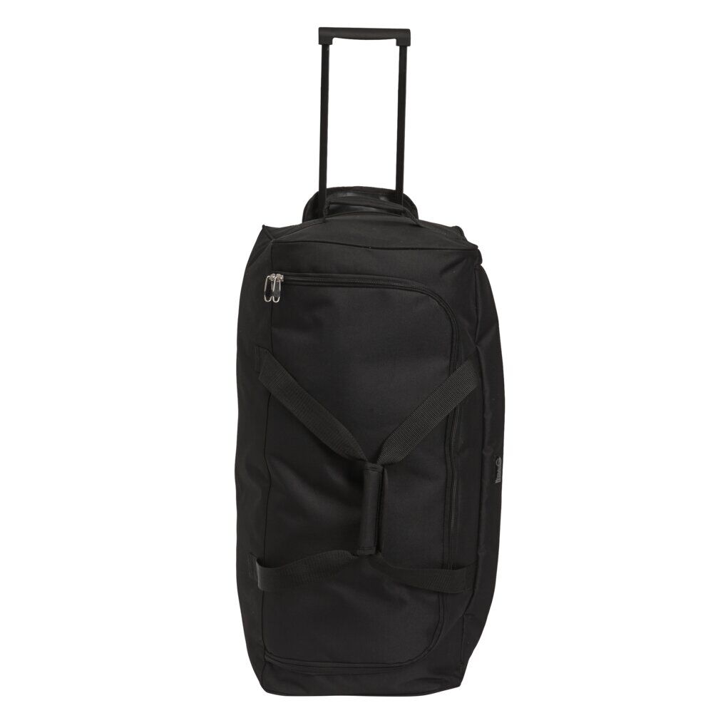 Sac de voyage trolley noir à roulettes
