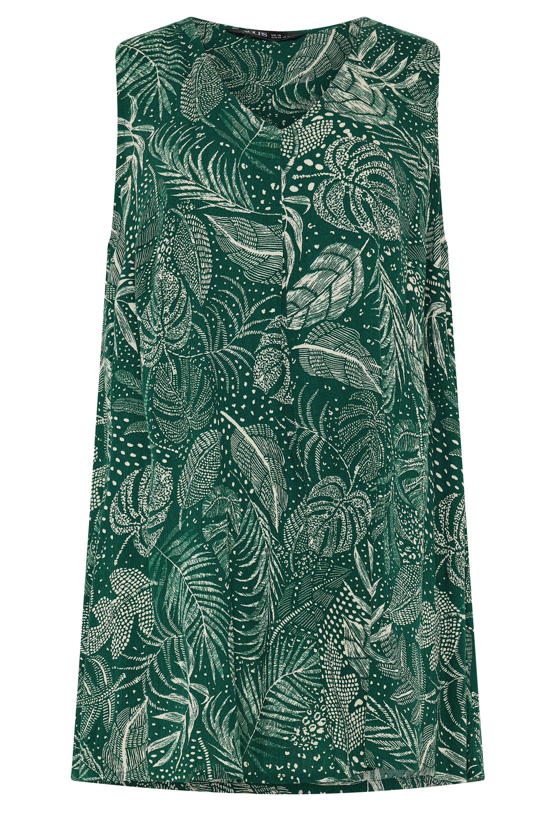 Yours Leaf Print Cami Vest Top