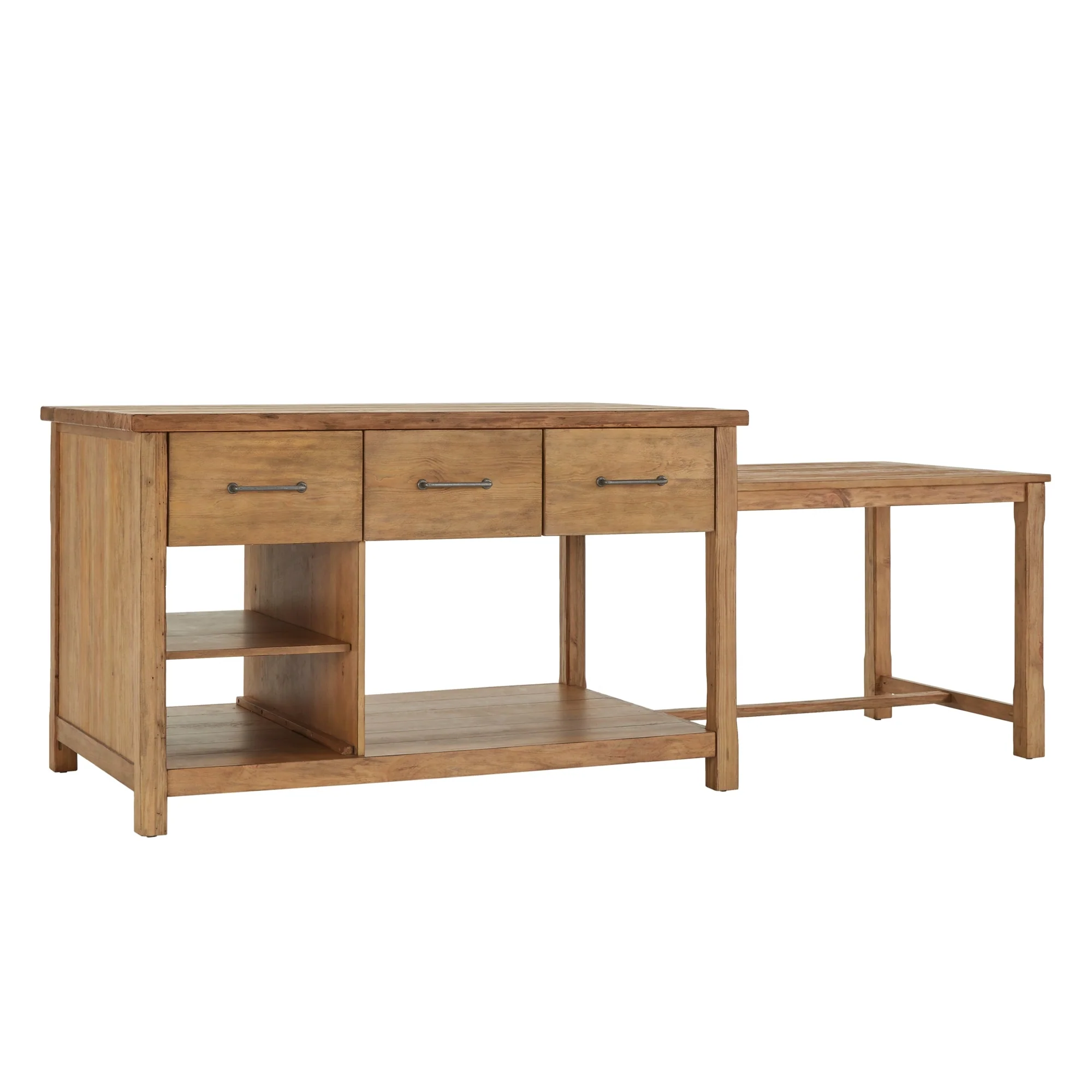 Tali Reclaimed Look Extendable Kitchen Island by iNSPIRE Q Classic