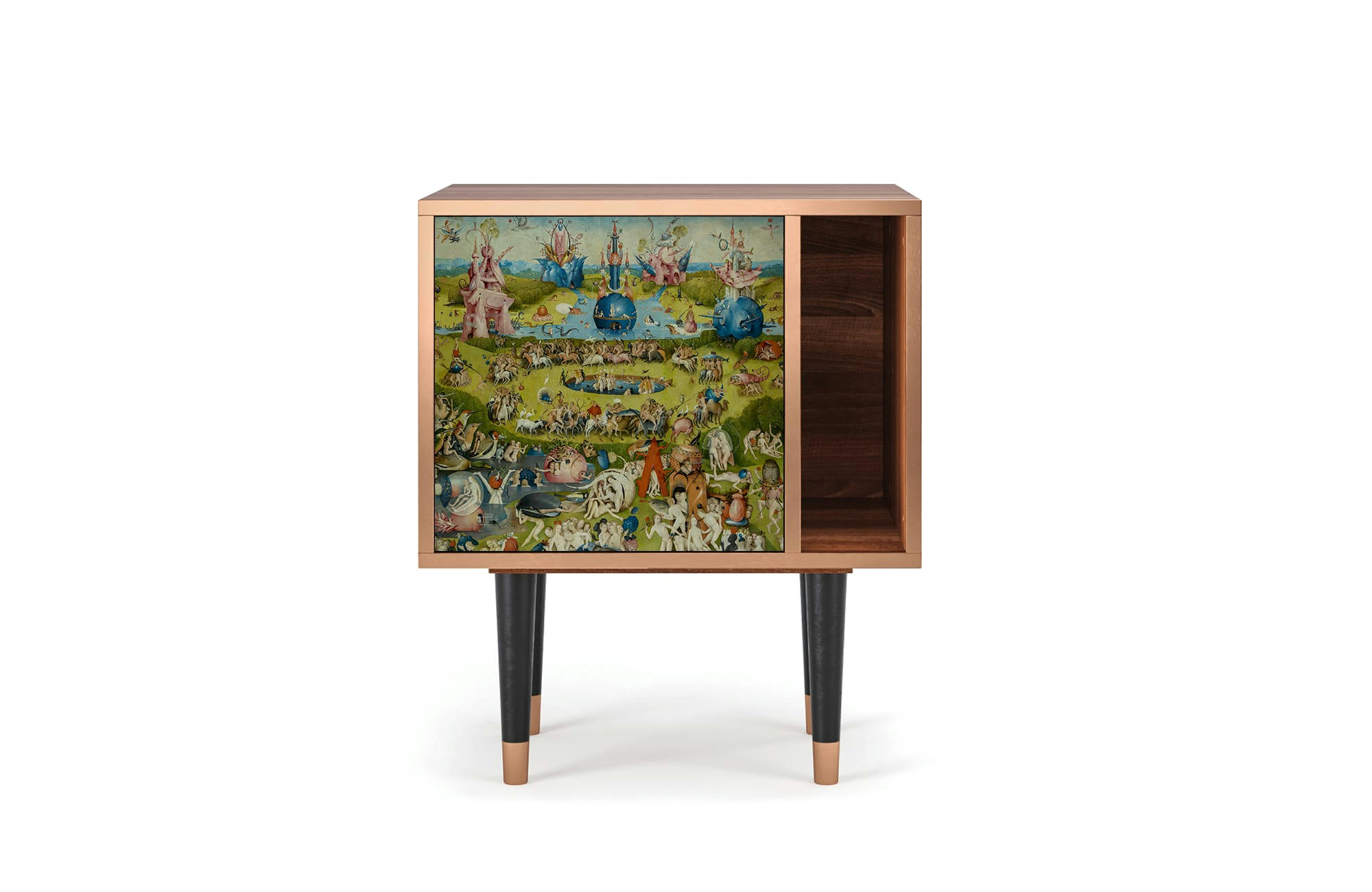 THE GARDEN BY HIERONYMUS BOSCH - Table de chevet multicolore 1 porte L 58 cm