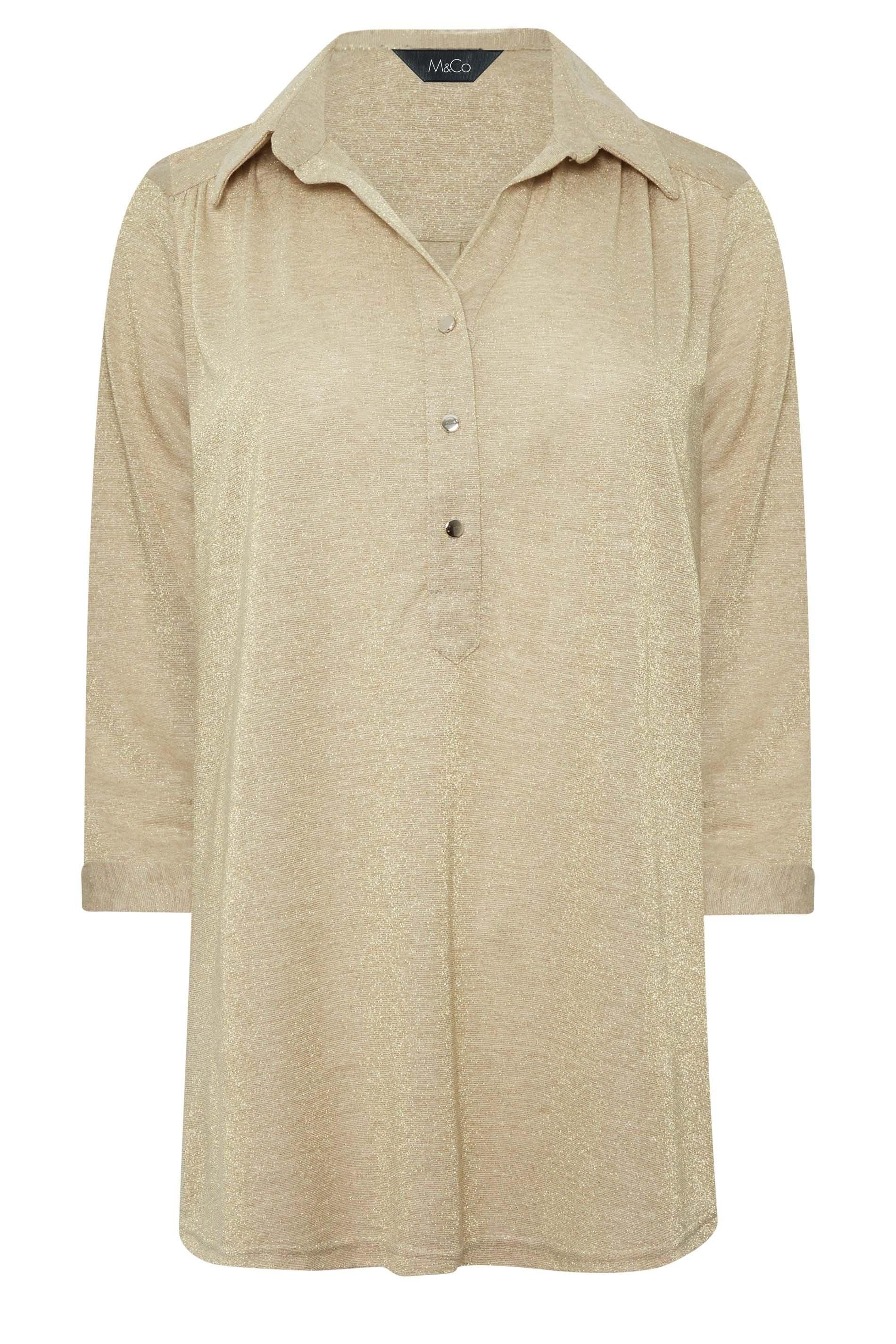 M&Co Half Placket Shirt