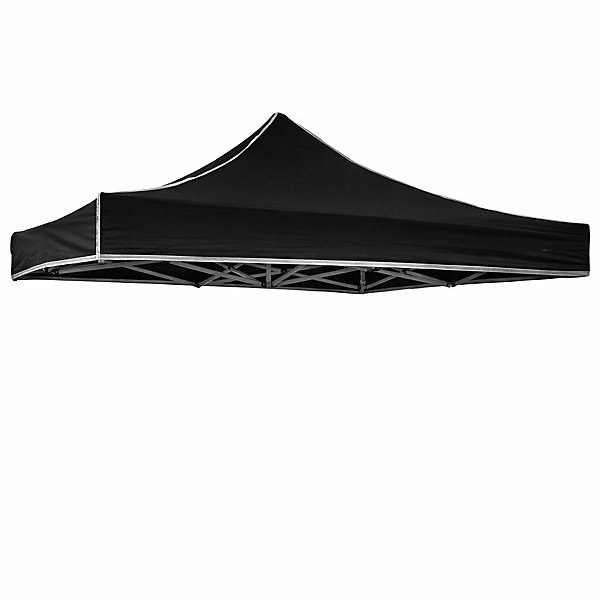 Feuille de toit imperméable noire 3X3 pour remplacement de gazebo pliable EG49483