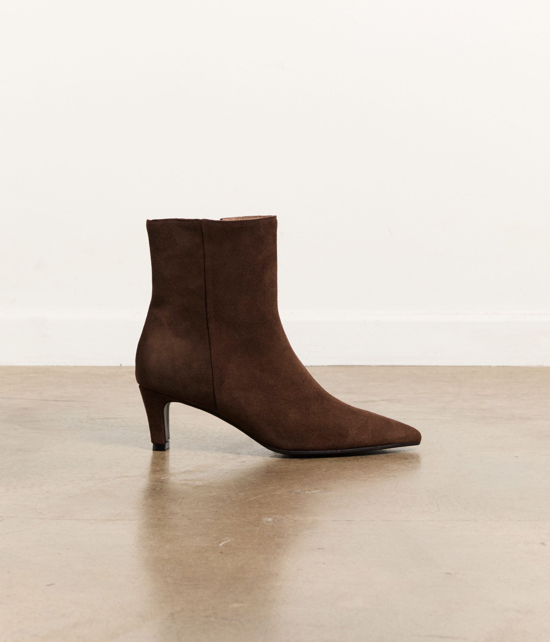 Boots velours chocolat Eliade