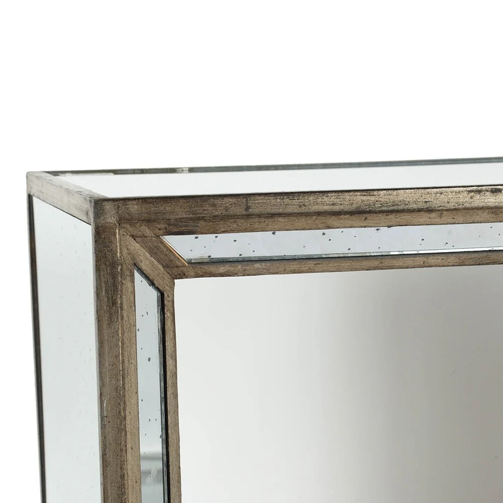 Waverly Mirrored Nested Side Tables Set of 2