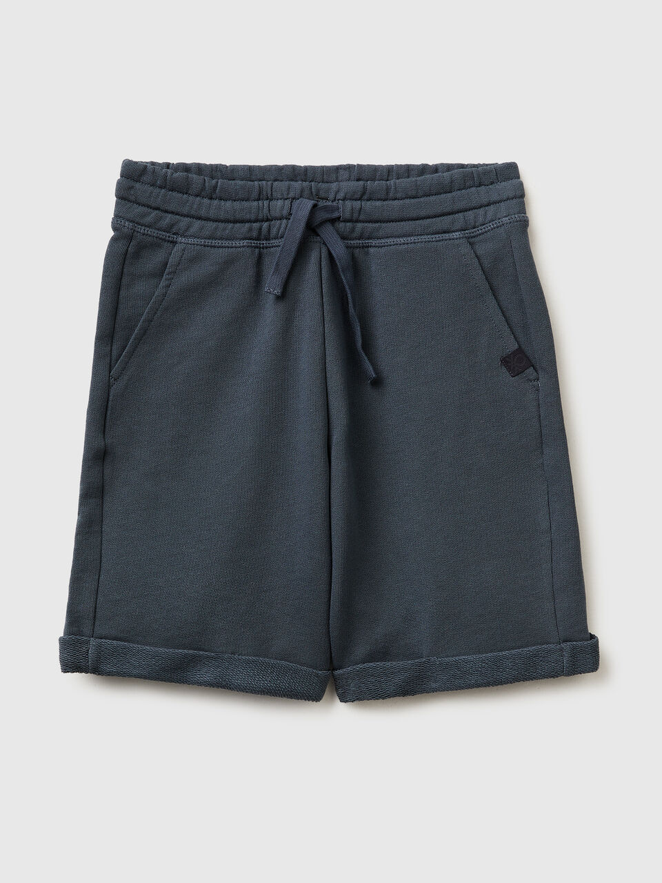 Bermuda shorts in pure cotton fleece
