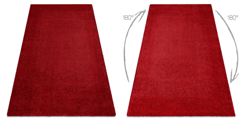Dywan do prania MOOD 71151011 nowoczesny - czerwony 200x290 cm