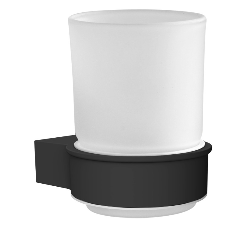 Porte-verre Loft Game noir mat ALLIBERT