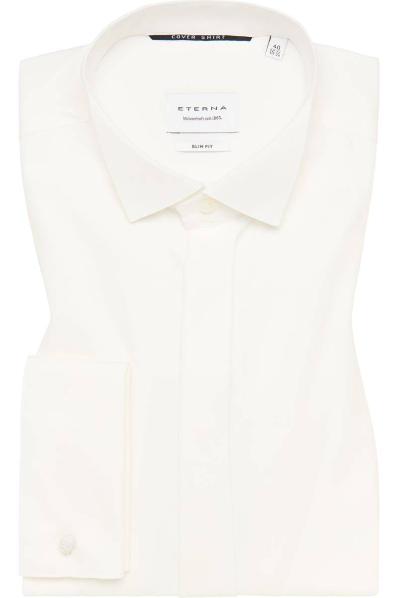 ETERNA Cover Shirt Slim Fit Galahemd champagner, Einfarbig