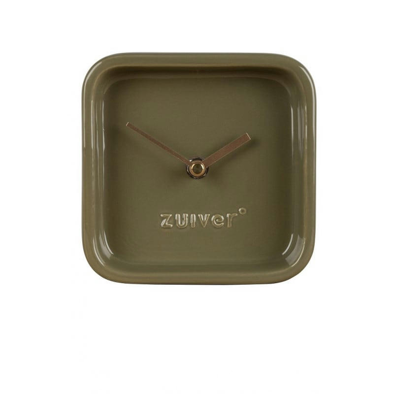 CUTE - Horloge en céramique vert