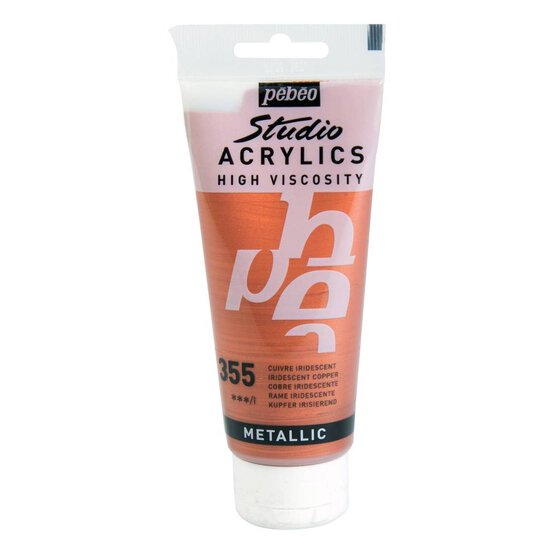 Pebeo Iridescent Copper Studio Acrylic Paint 100ml