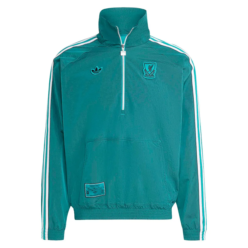 adidas Liverpool FC Terrace Icons half zip sweatshirt