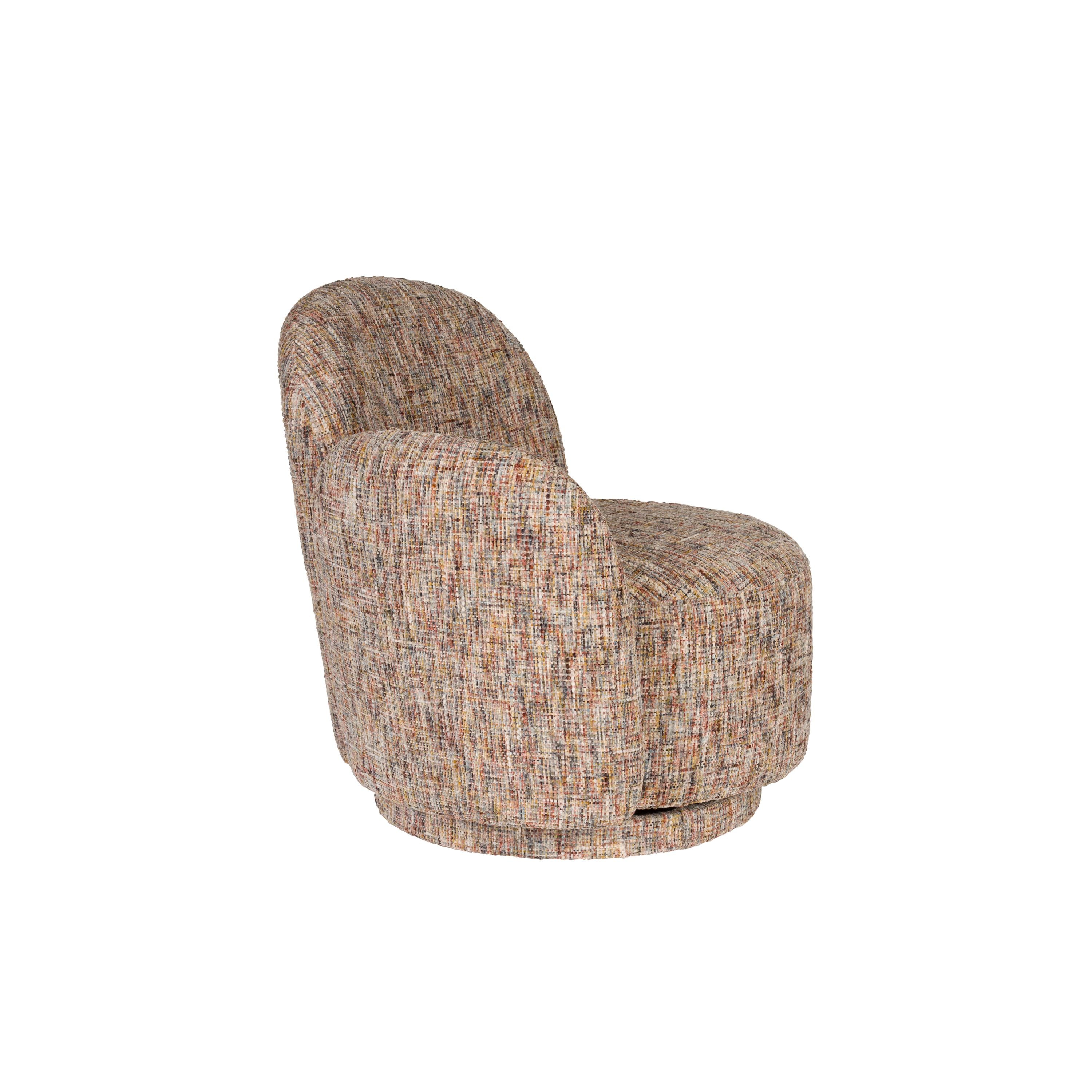 Dutchbone Rose Fauteuil Gemeleerd Meerkleurig
