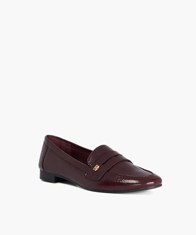 Guitar Burgundy - Logo-Detail Penny Loafers