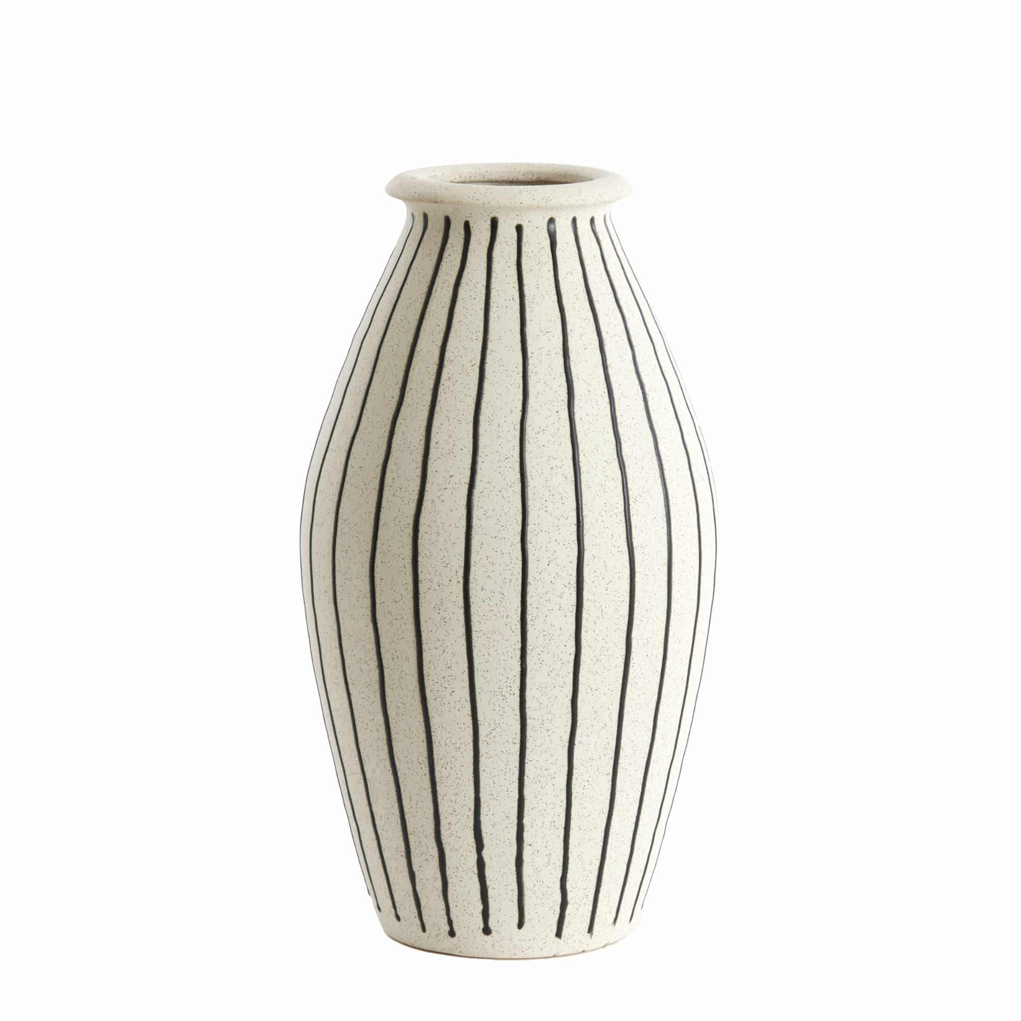 Light & Living vaas Diphu - wit - Ø23.5cm