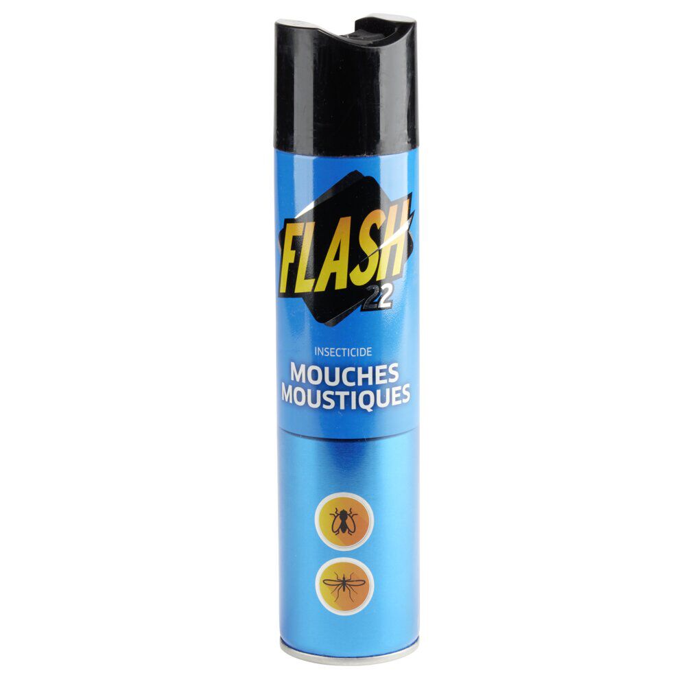 Aérosol anti volants Flash22 mouches et moustiques 300ml