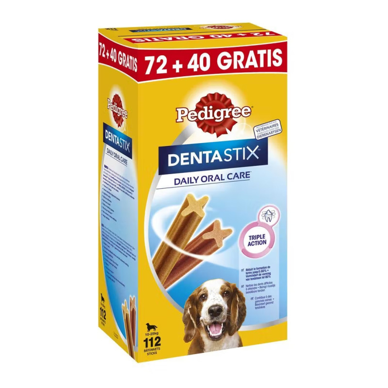 Dentastix Medium 72   40 pièces gratuites PEDIGREE