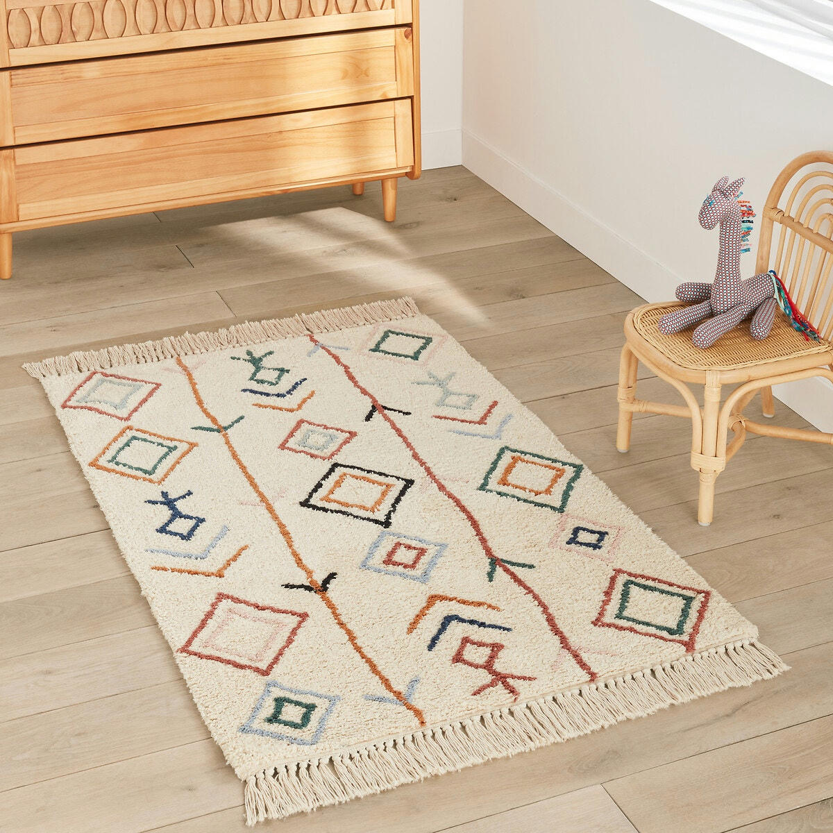 Tapis enfant coton multicolore, Javi