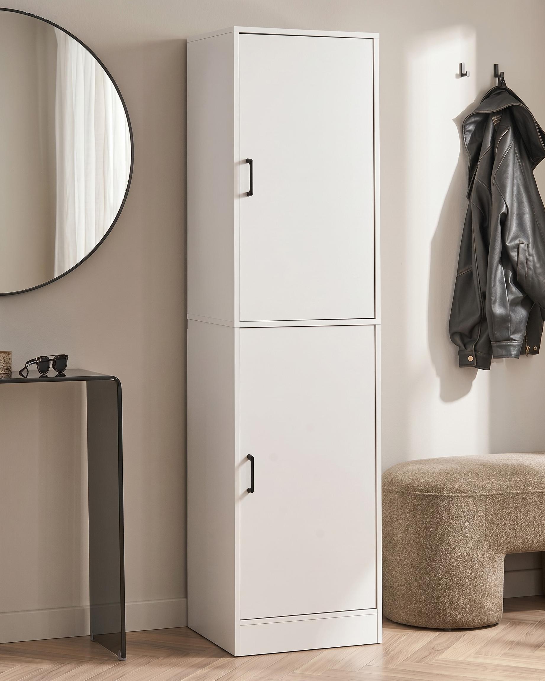 Shoe Storage Cabinet CANBERRA White