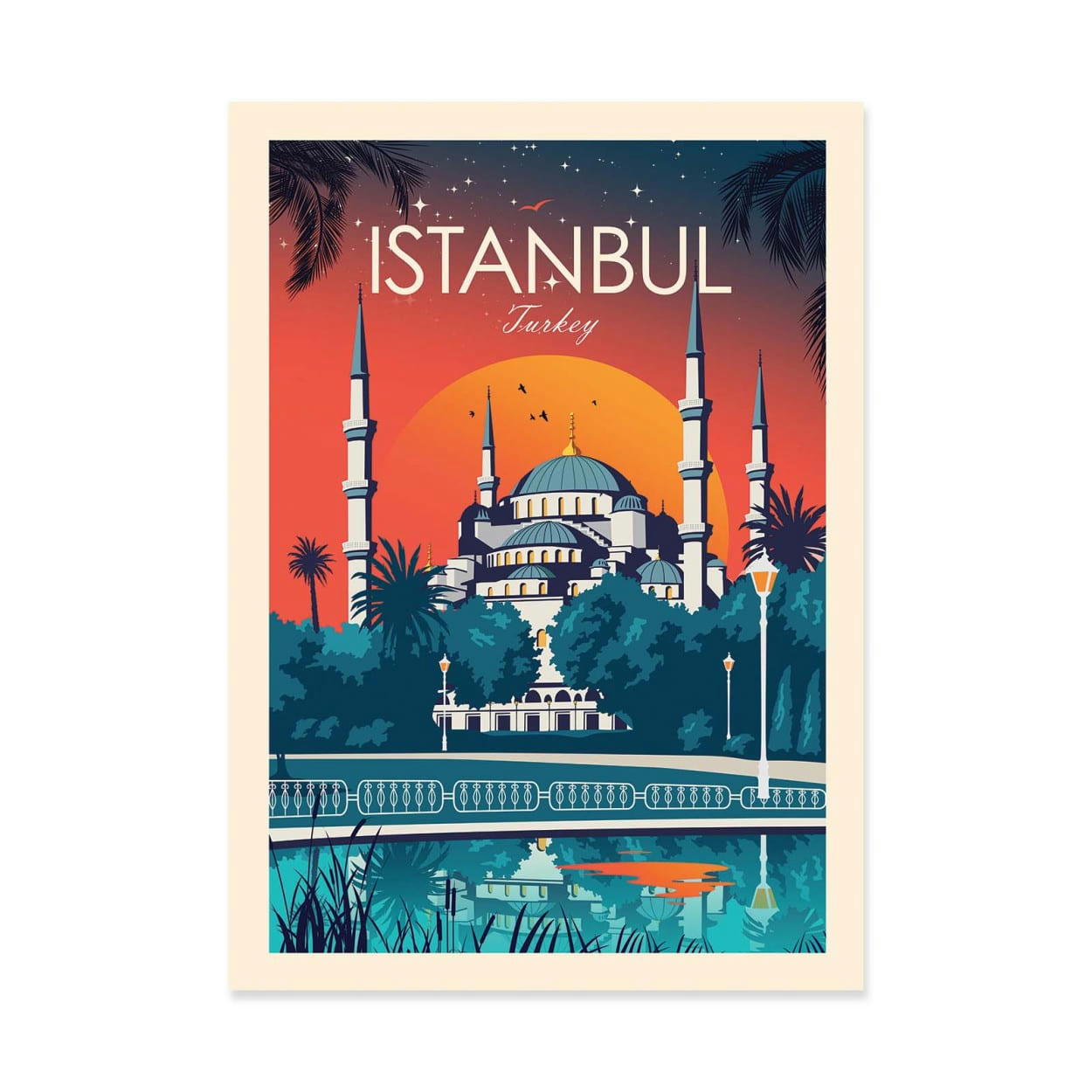 STUDIO INCEPTION - ISTANBUL - STUDIO INCEPTION - Affiche d'art 50 x 70 cm