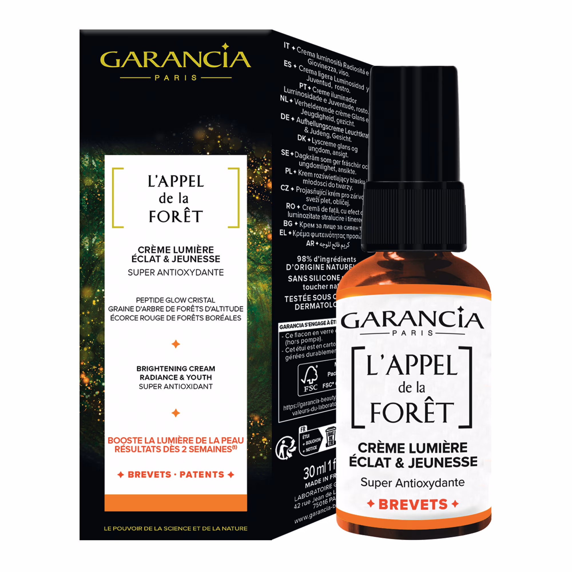 APPEL DE LA FORETCrème lumière eclat & jeunesse l'appel de la forêt 30ml