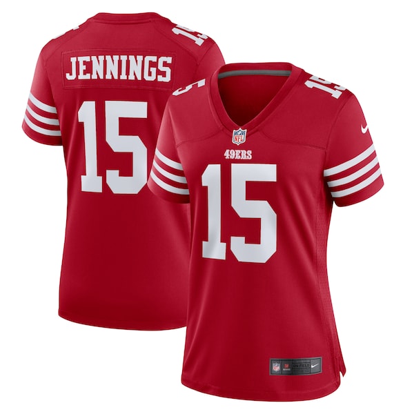 Jauan Jennings San Francisco 49ers Nike Women's  Game Jersey -  Scarlet