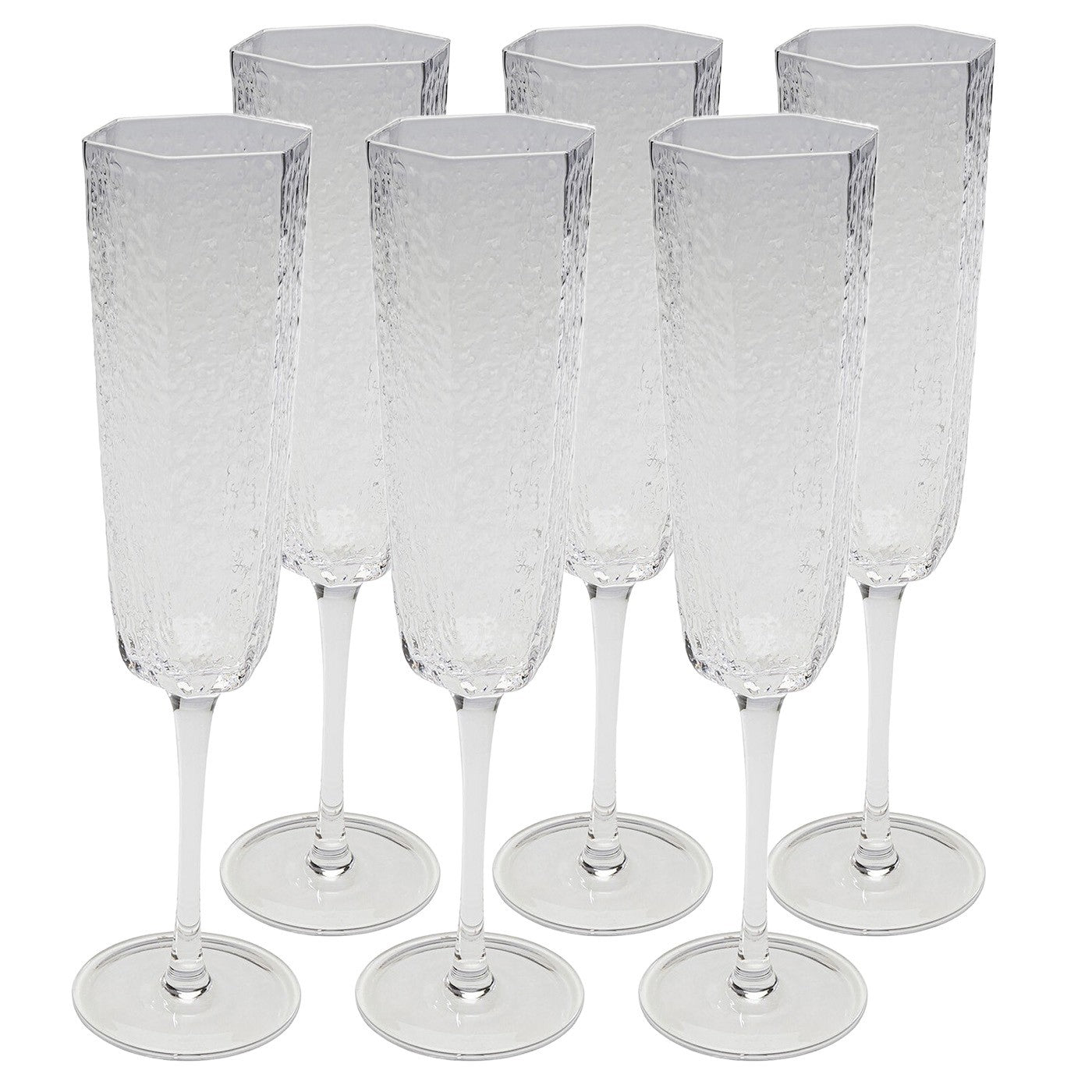 Kare Design Champagneglazen Cascata (6/Set)