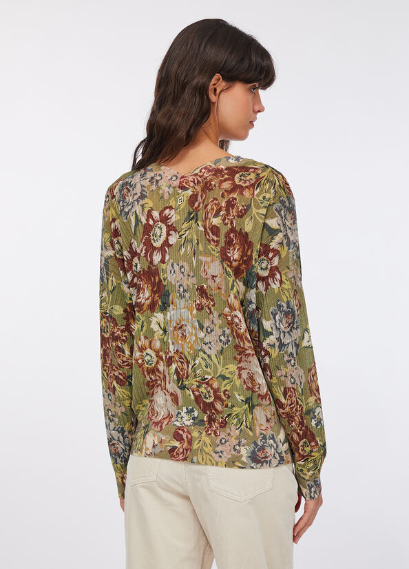 Pullover con scollo a V