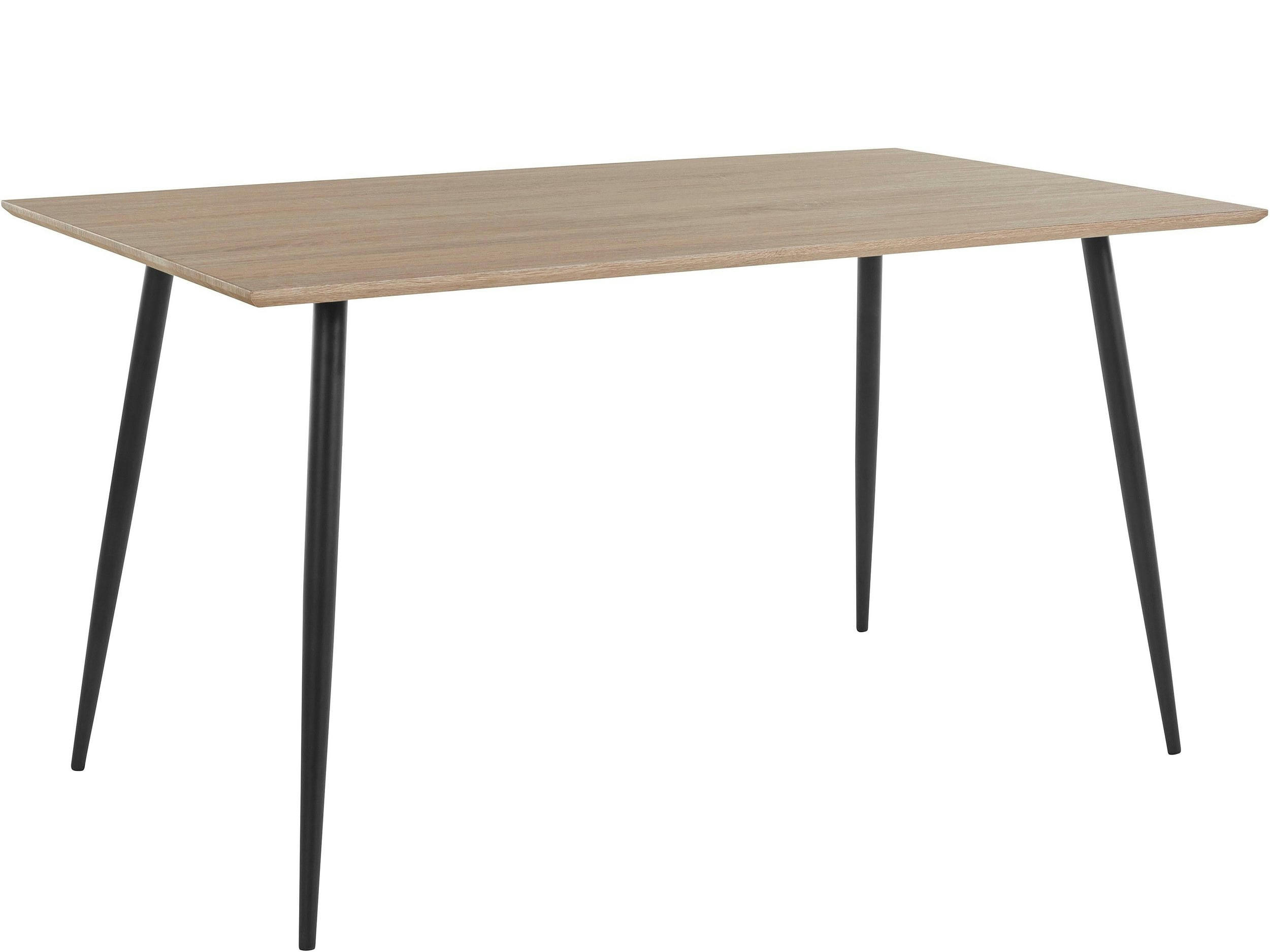 DINO - Table à manger rectangle en MDF chêne