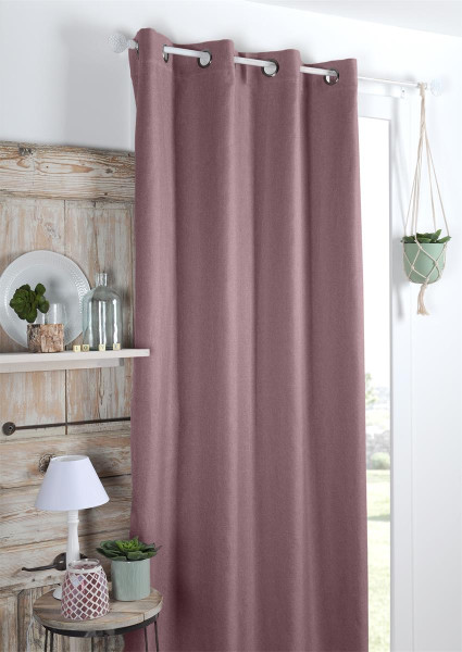 Zasłona copenhague 140x260 pudrowy róż elegancja